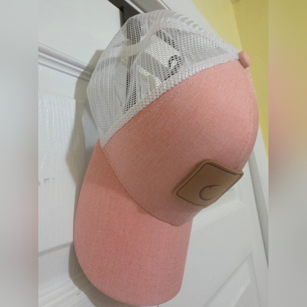 Trendy Pink Cap With Hook Patch - image 2